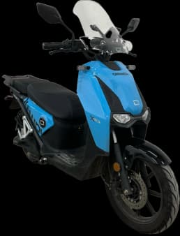 Moto elétrica Super Soco VS2 para aluguel pela Vammo